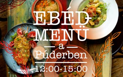 ✦ Púder ebédmenü 3490 Ft-tól✦