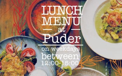 ✦ Púder Lunch Menu from 3490 FT✦
